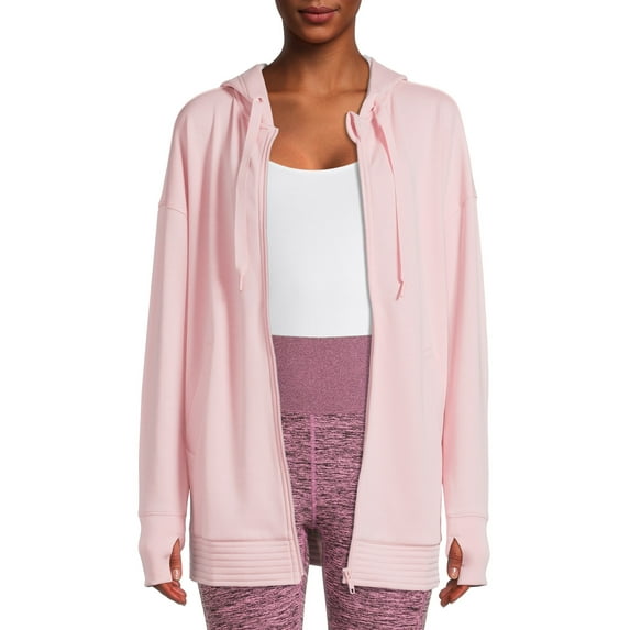 Avia Women’s Long Full Zip Hoodie Jacket