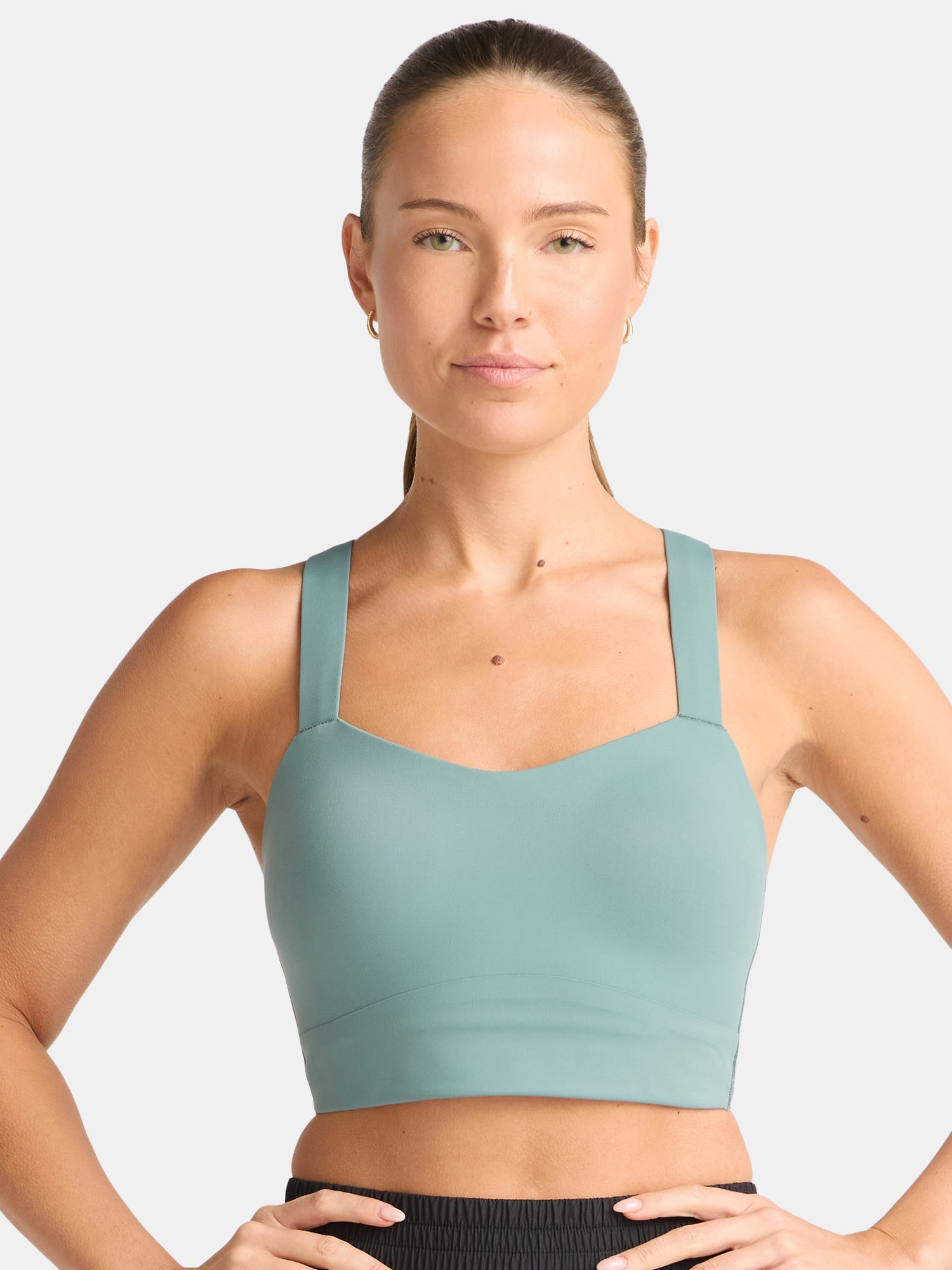 Avia Women's Longline Strappy Back Sports Bra, Sizes XS-XXXL