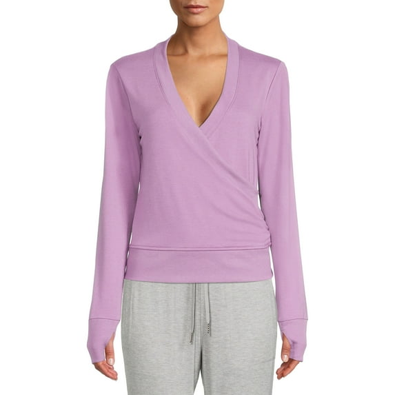 Avia Women’s Long Sleeve Wrap Yoga Top