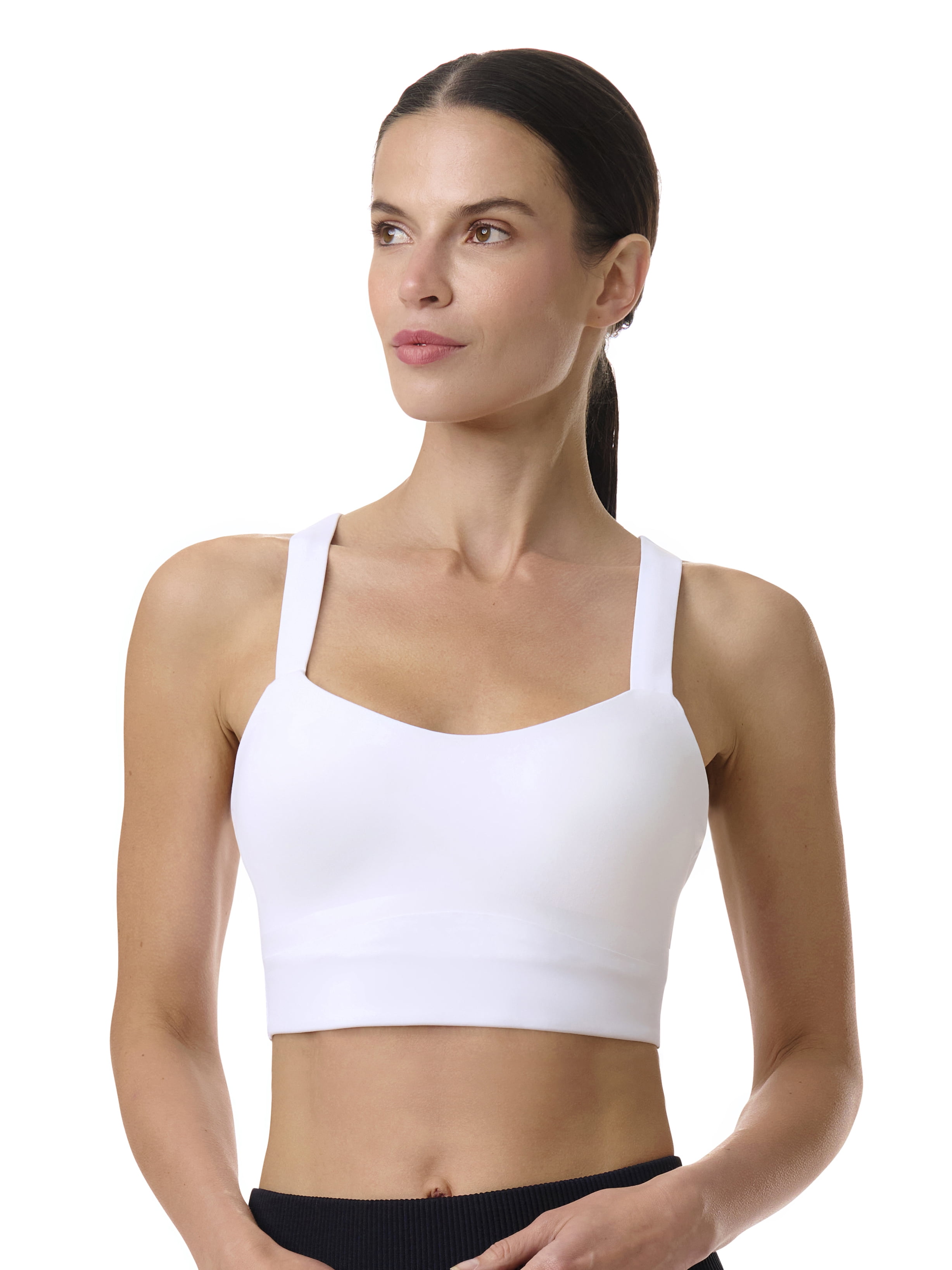 Avia Women's Low Impact Longline Strappy Back Sports Bra, Sizes XS