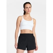 Women's Low Support Longline Scoop Neck Sports Bra, Sizes S-XXXL