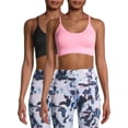 thumbnail image 1 of Avia Women’s Low Support Seamless Pullover Cami Sports Bra, 2-Pack, 1 of 11
