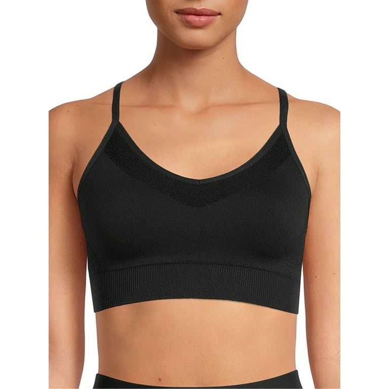 Avia Women's Low Support Seamless Pullover Strappy Back Sports Bra