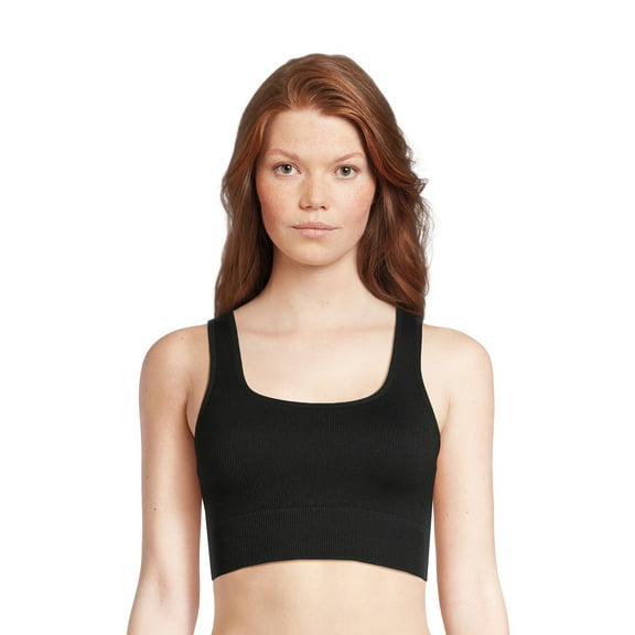 Avia Women's Low Support Double Scoop Sports Bra, Sizes S-XXXL