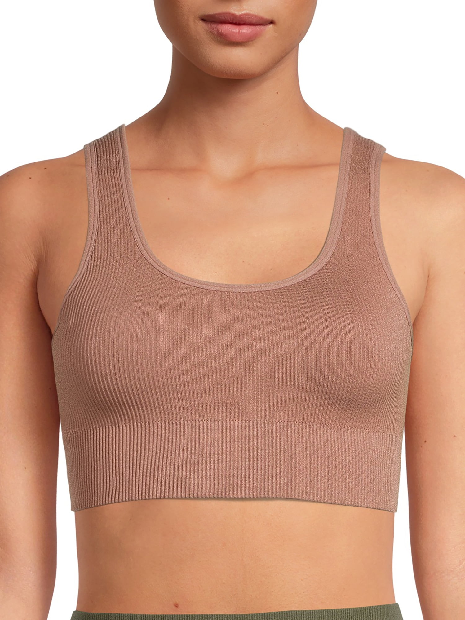 AVIA Women's Sports Bra, Purple/Multi, Large  Women's sports bras, Gym sports  bra, Compression sports bra