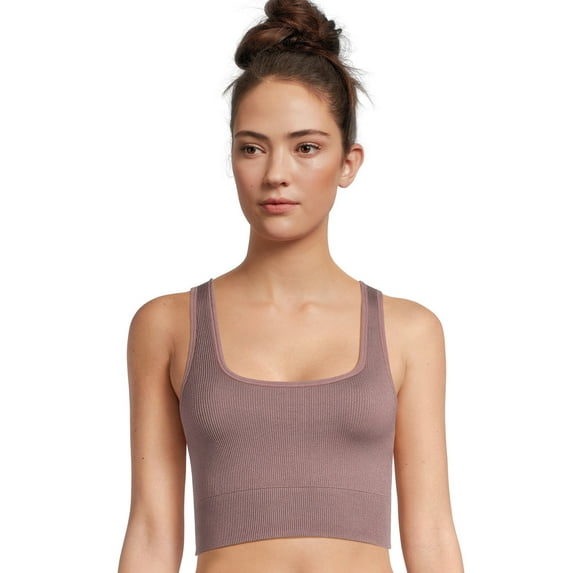 Avia Women's Low Support Double Scoop Sports Bra, Sizes S-XXXL
