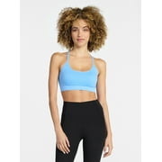 Avia Women's Low Support Seamless Textured Cami Sports Bra, Sizes XS-XXXL