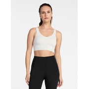 Women's Low Support Seamless V-Neck Sports Bra, Sizes S-XXXL