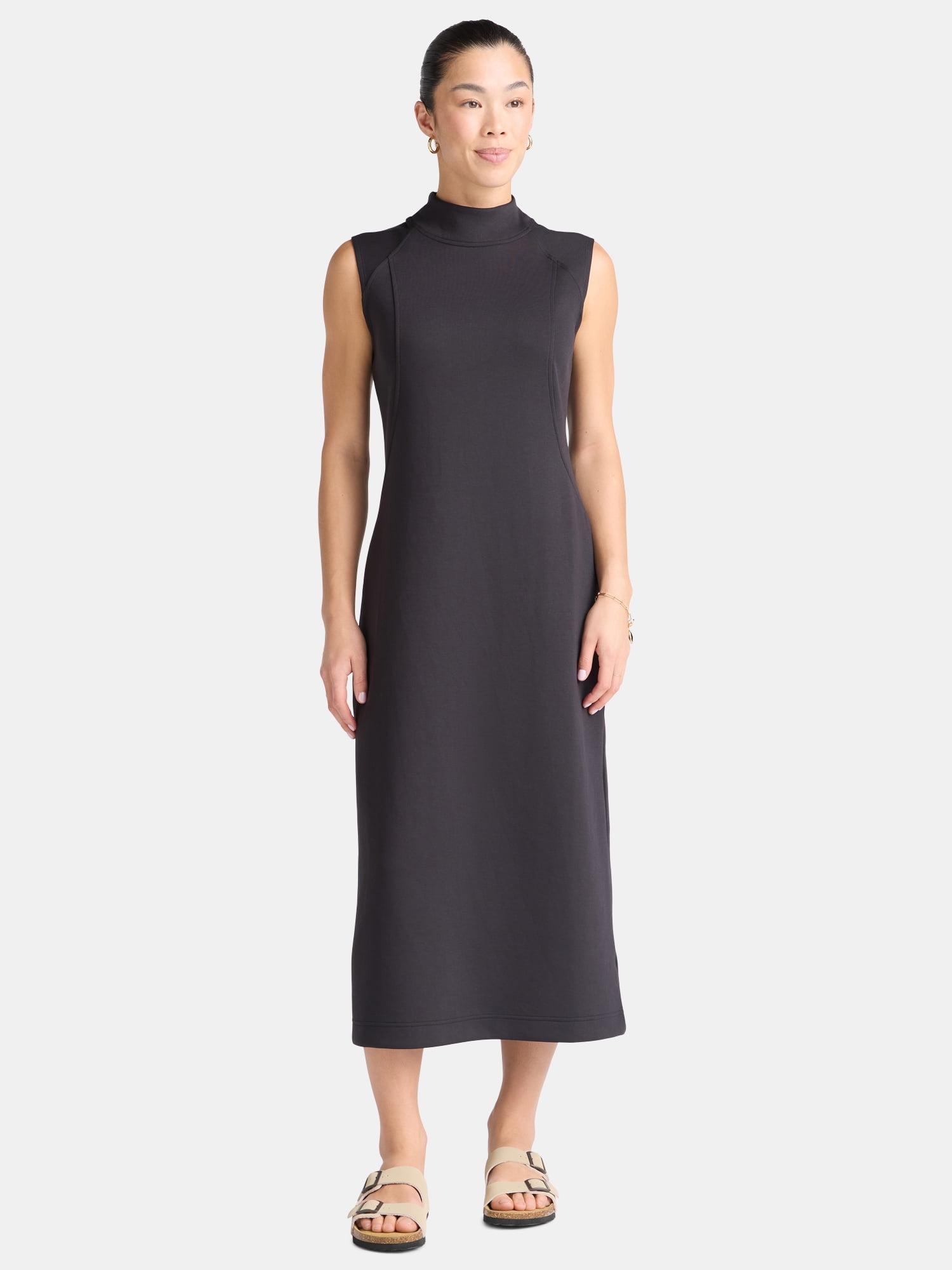 Avia Women's Knit Maxi Dress, Sizes XS-XXXL - Walmart.com
