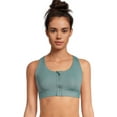 Avia Women's Medium Impact Zip Front Sports Bra, Sizes XSXXXL