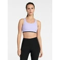 thumbnail image 1 of Avia Women's Medium Support Open Back and Contrast Tipping Sports Bra, XS-XXXL, 1 of 6