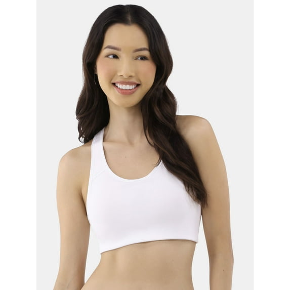 Avia Racerback Sports Bra for Women, Medium Support, S-3XL