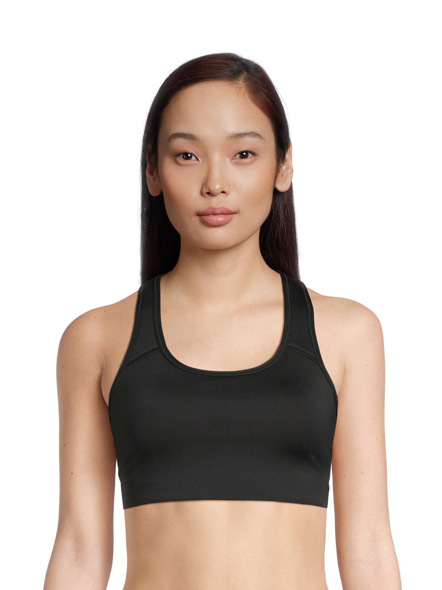 Avia Keyhole Racerback Heathered Grey Sports Bra Size M - $10 - From Megan