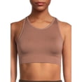 thumbnail image 1 of Avia Women’s Medium Support Seamless High Neck Strappy Back Sports Bra, 1 of 3