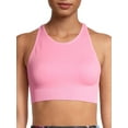thumbnail image 1 of Avia Women’s Medium Support Seamless High Neck Strappy Back Sports Bra, 1 of 7