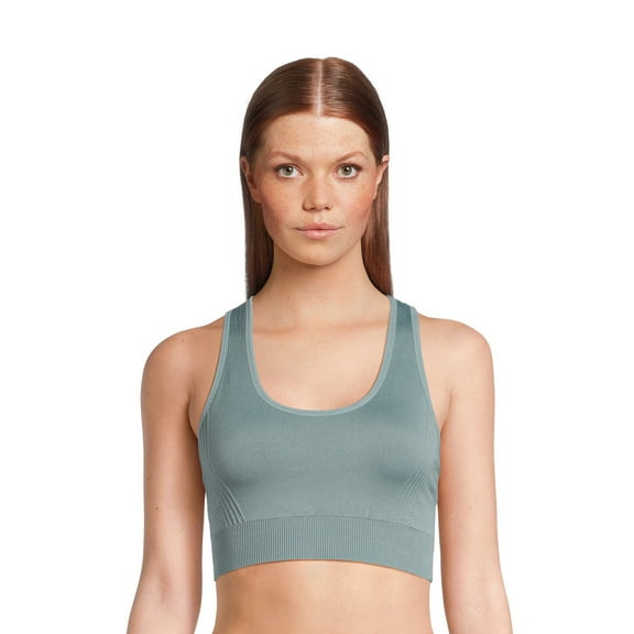 Avia Women's Medium Support Seamless Racerback Sports Bra, Sizes S-XXXL