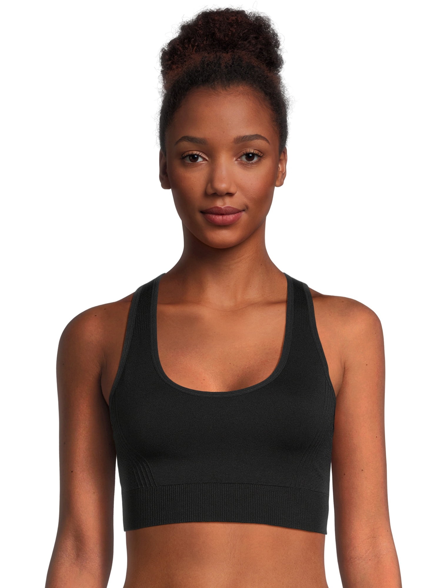 Avia Women's Medium Support Seamless Racerback Sports Bra, Sizes S-3XL