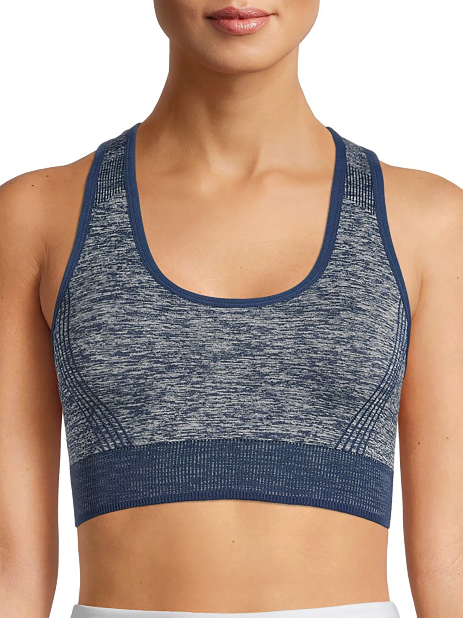 Avia Women's Medium Support Seamless Racerback Sports Bra - Walmart.com