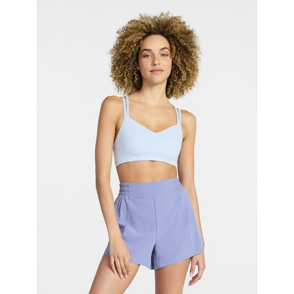 Avia Women's Medium Support Strappy Sports Bra, Sizes S-3X