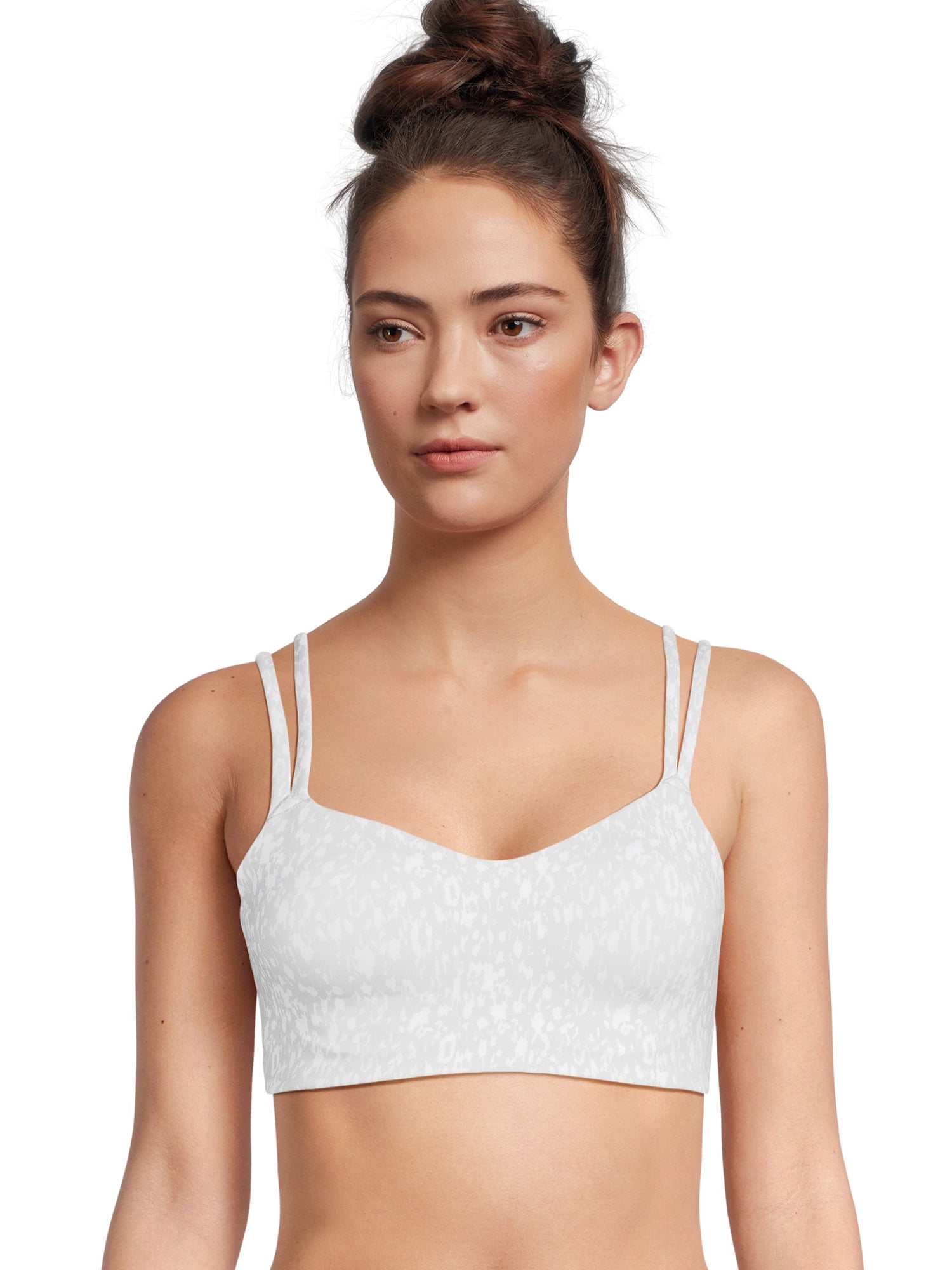 Avia Strappy Sports Bra for Women, Medium Support, S-3XL
