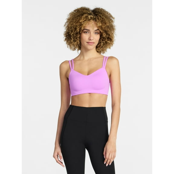 Avia Women's Medium Support Strappy Sports Bra, Sizes S-3X