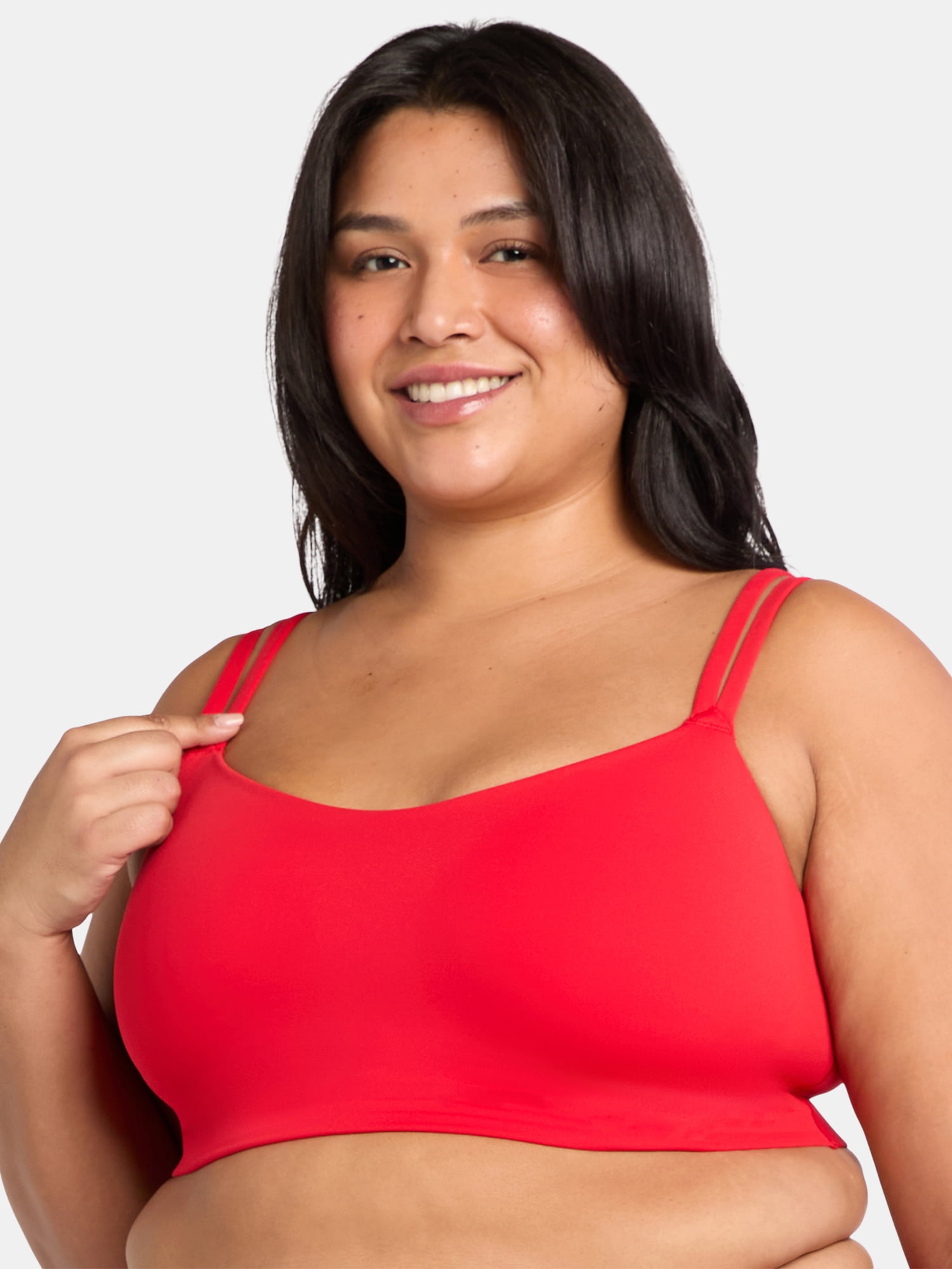 Avia Strappy Sports Bra for Women, Medium Support, S-3XL