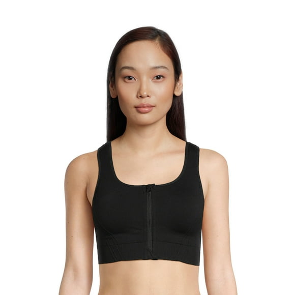 Avia Women's Medium Support Zip Front Sports Bra, Sizes S-XXXL
