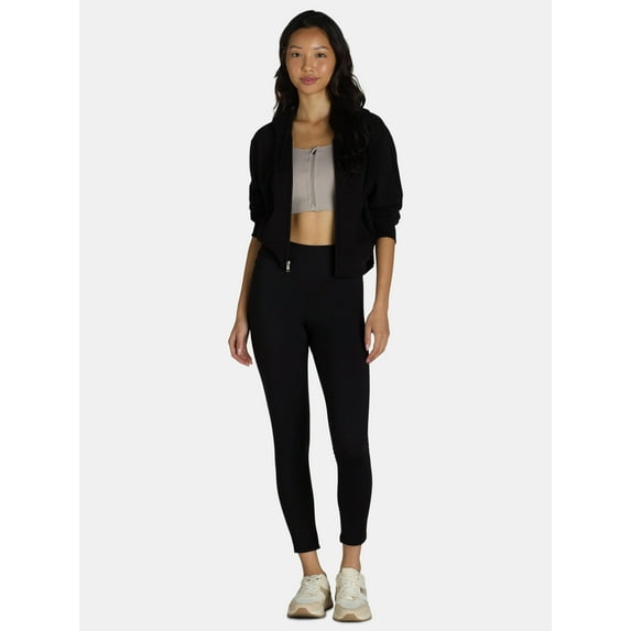 Avia Women's Medium Support Zip Front Sports Bra, Sizes S-XXXL