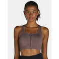 thumbnail image 1 of Avia Women's Medium Support Zip Front Sports Bra, Sizes S-XXXL, 1 of 4