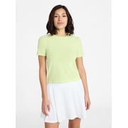 Women's Mesh Tee with Short Sleeves, Sizes XS-XXXL