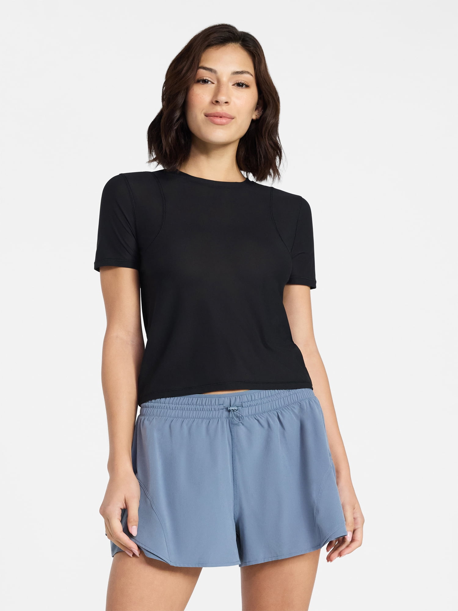 Avia Women's Mesh Tee with Short Sleeves, Sizes XS-XXXL
