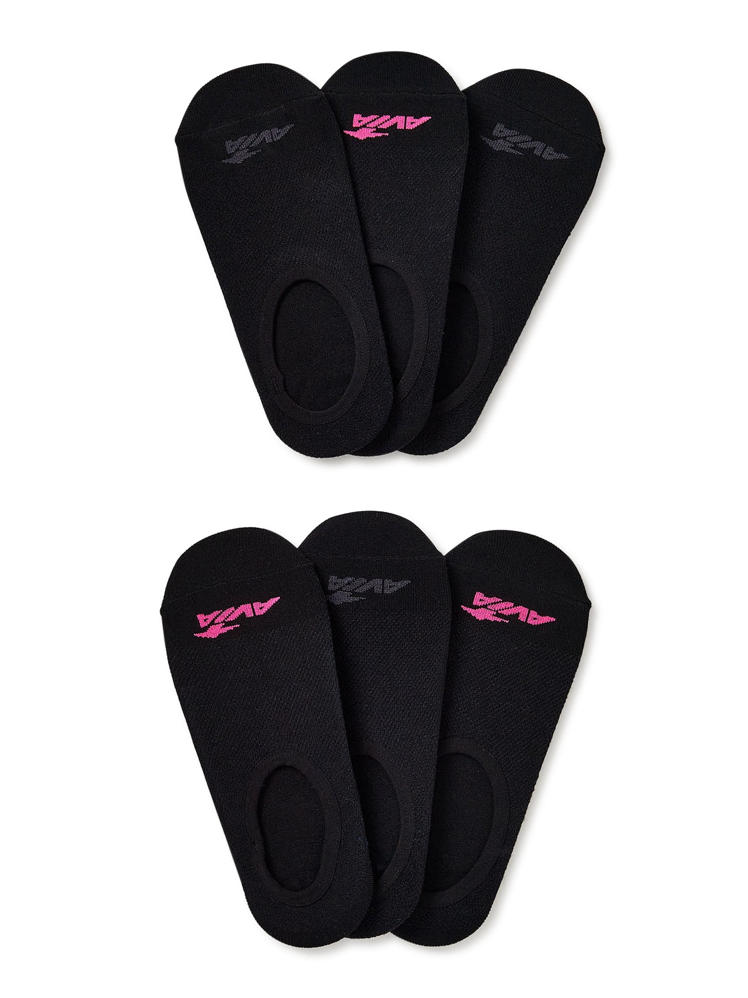 Avia Women's Micro Performance Sport No Show Liner Socks, 6
