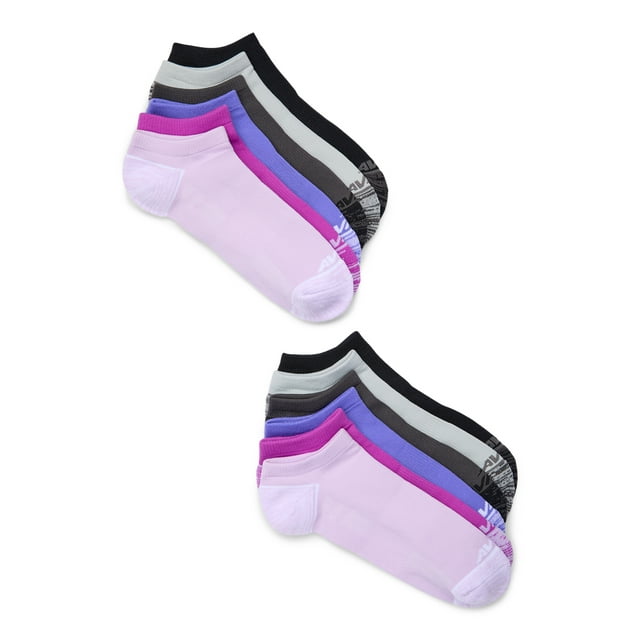 Avia Women's No Show Cushion Socks, Regular, Pack of 6 - Walmart.com