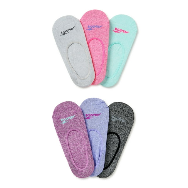 Avia Women's No Show Ultra Low Liner Socks, 6-Pack - Walmart.com