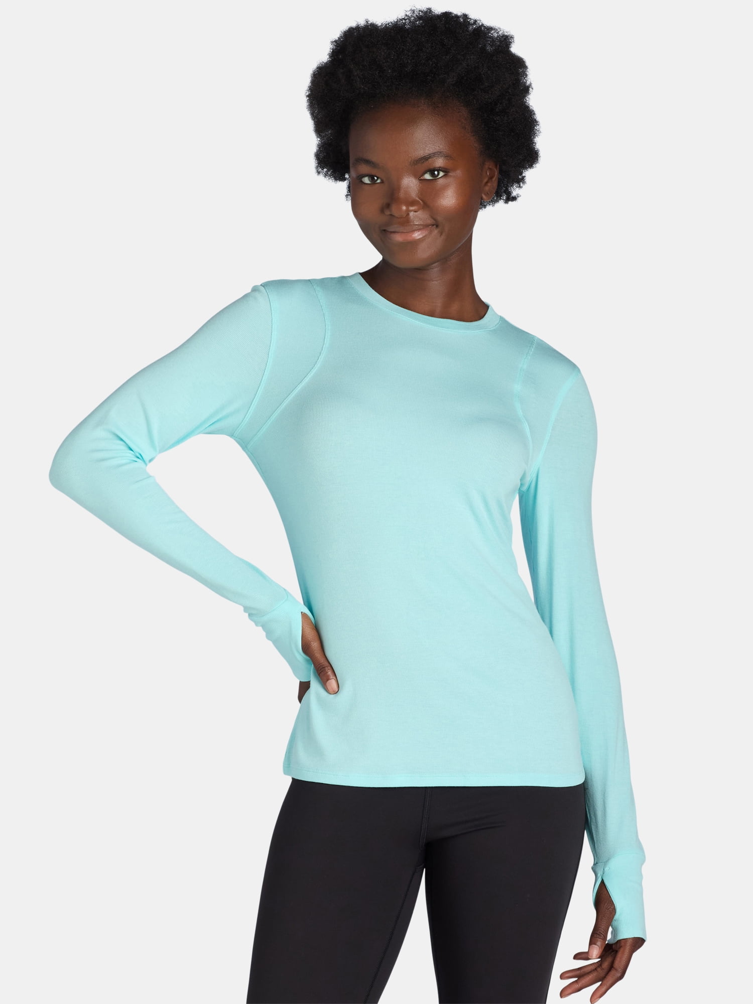 Avia Women's Long Sleeve Outdoor Tee, Sizes XS-XXXL