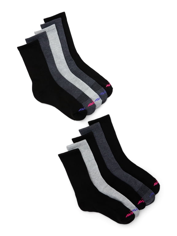 Women's Performance Cushion Crew Socks, 10-Pack