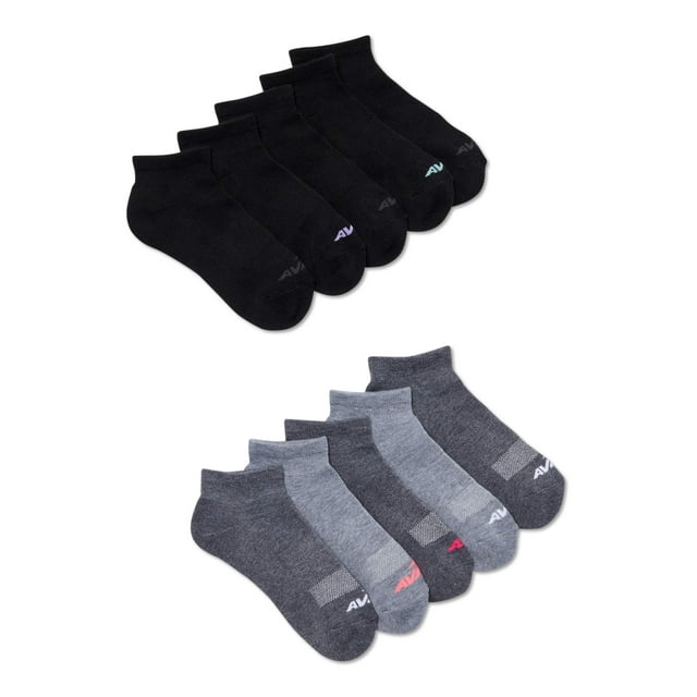 Avia Women's Performance Ankle Socks,10Pack