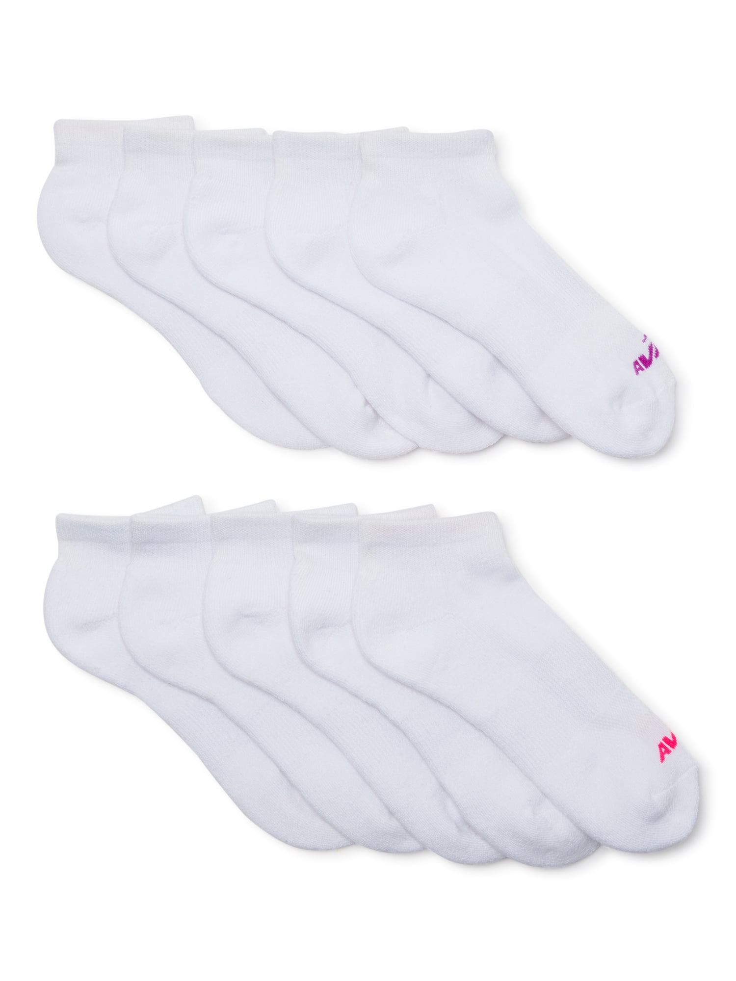 Avia Women's Performance Ankle Socks, 10Pack
