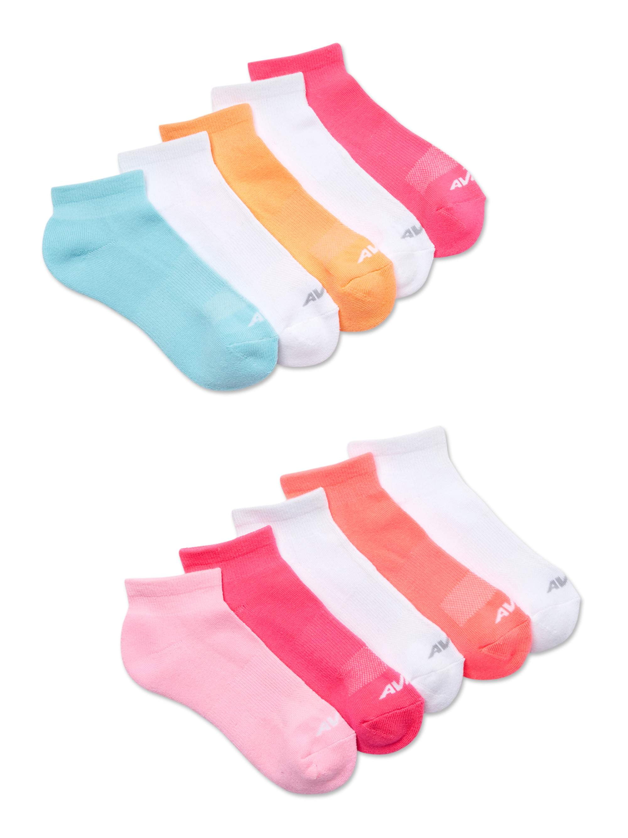 Avia Women's Performance Ankle Socks,10Pack