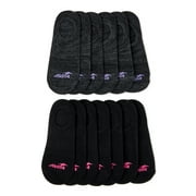 Avia Women's Performance Comfort Cuff Liner Socks, 10+3 Bonus Pack