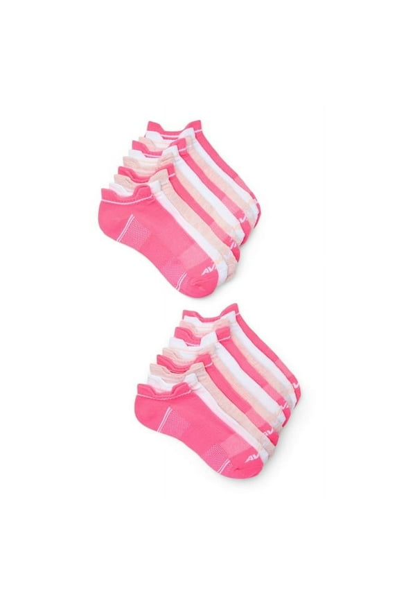 Women's Performance Cushion Low Cut Socks with Back Tab, 10 pack
