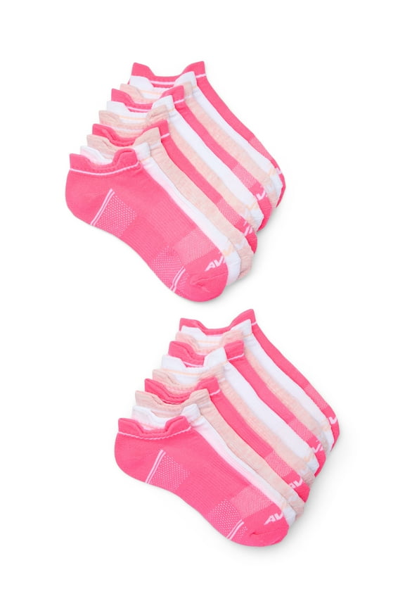Women's Performance Cushion Low Cut Socks with Back Tab, 10 pack