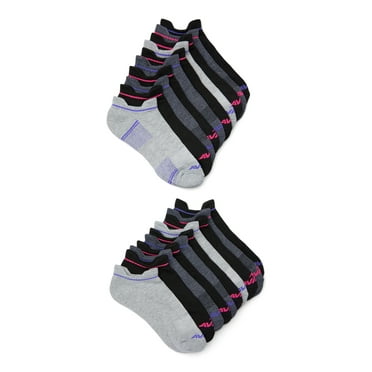 Avia Women's Performance Cushion Low Cut Sock with Back Tab, 10 Pack