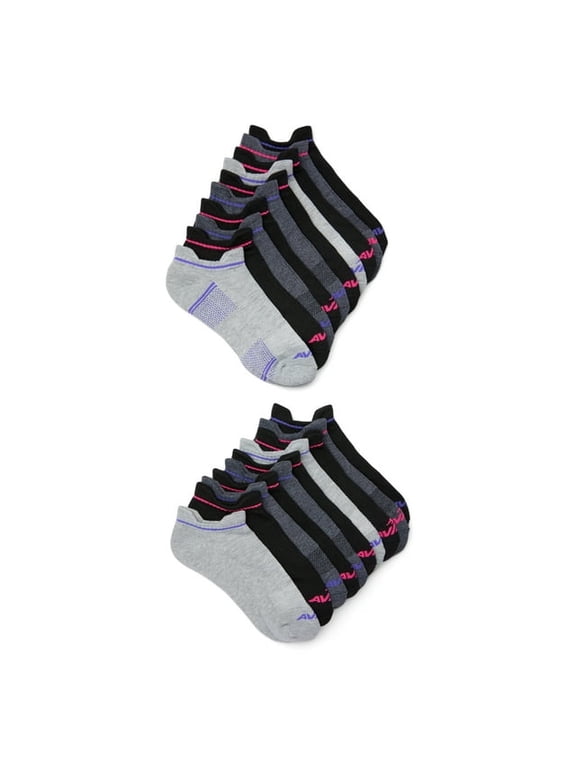 Women's Performance Cushion Low Cut Socks with Back Tab, 10 pack