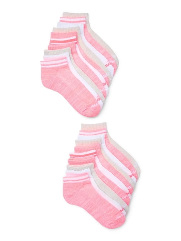 Women's Performance Cushioned Ankle Socks, 10 Pack, Shoe Sizes 4-9
