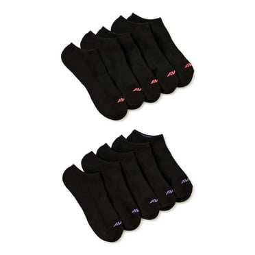 Avia Women's Performance Cushioned Low Cut Socks, 10-Pack