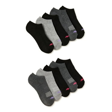 Avia Women's Performance Cushioned Low Cut Socks, 10-Pack