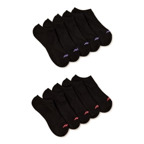 Avia Women's Performance Cushioned No Show Socks, 10-Pack