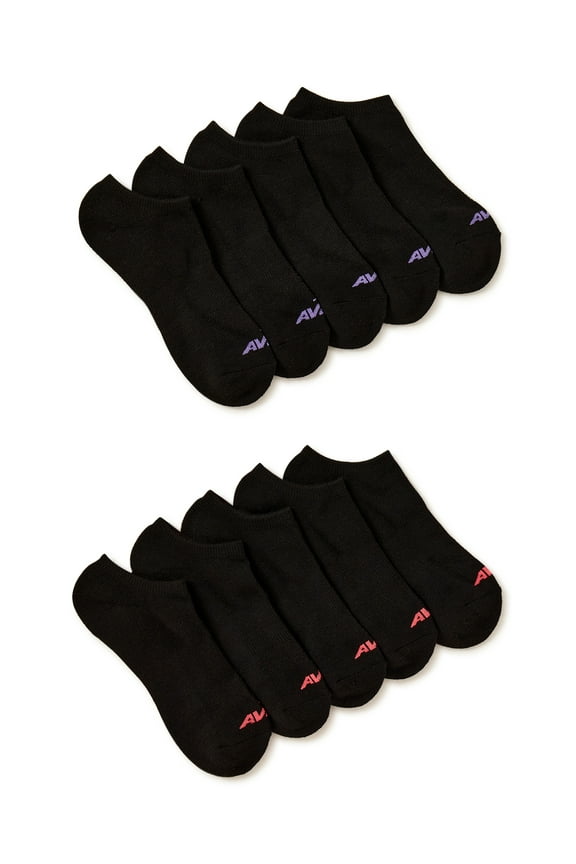 Women's Performance Cushioned No Show Socks, 10-Pack