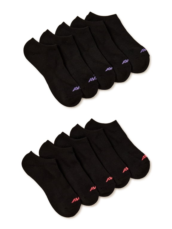Women's Performance Cushioned No Show Socks, 10-Pack